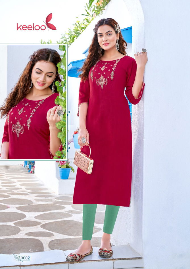 Keeloo Kanika Vol 3Ethnic Wear Wholesale Designer Kurtis Catalog